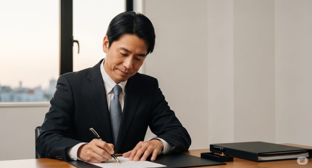 早期退職の意思を伝えるメッセージ