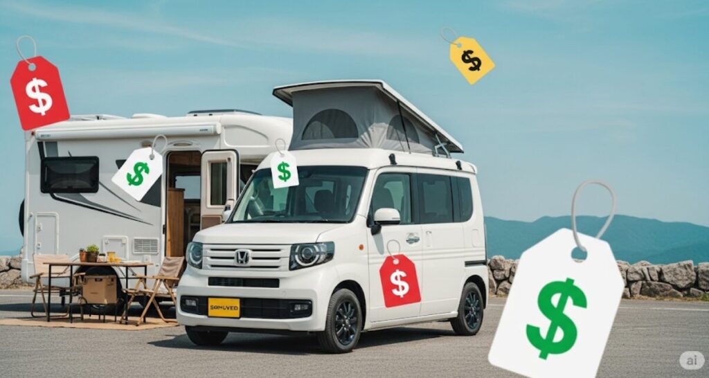 n van キャンピングカーの気になる価格帯