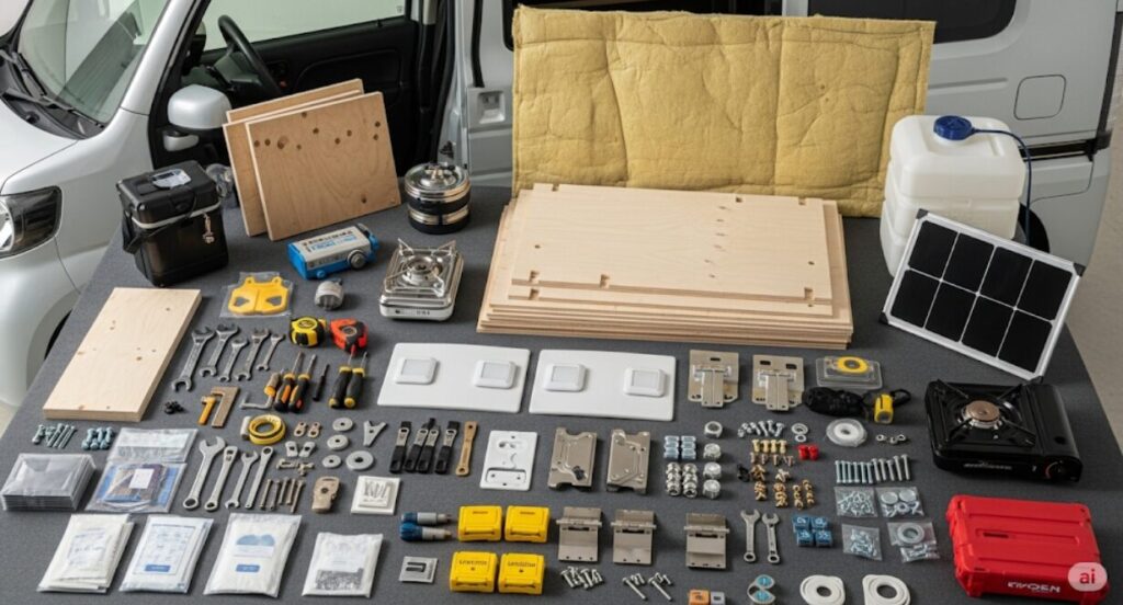 n-vanキャンピングカーの改造キット利用の注意点