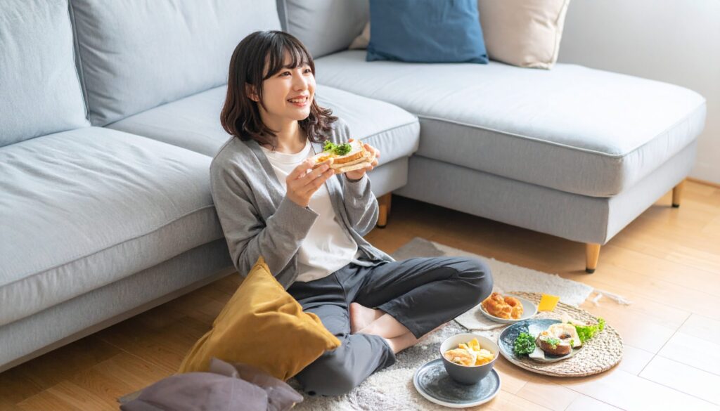 一人夕飯を何食べるかは自由でいい